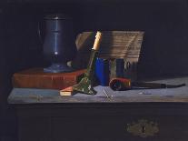 Mug, Pipe and Book-John Frederick Peto-Giclee Print