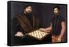 John Frederick the Magnanimous Playing Chess, 1552-Jan Cornelisz Vermeyen-Framed Stretched Canvas