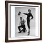 John French and and Daphne Abrams in a Tailored Suit, 1957-John French-Framed Giclee Print