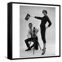 John French and and Daphne Abrams in a Tailored Suit, 1957-John French-Framed Stretched Canvas