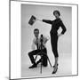John French and and Daphne Abrams in a Tailored Suit, 1957-John French-Mounted Giclee Print