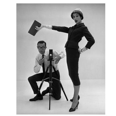 John French and and Daphne Abrams in a Tailored Suit, 1957