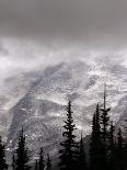 Emmons Glacier Reflects a Bit of Sunlight as Clouds Cover the Summit of Mount Rainier-John Froschauer-Laminated Photographic Print