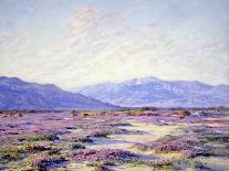 Mt. San Jacinto Near Palm Springs-John Frost-Framed Stretched Canvas