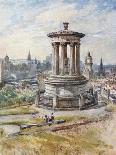 Sir Walter Scott's Monument from the East Princes Street Gardens-John Fulleylove-Giclee Print