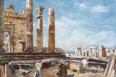 The Parthenon from the Northern End of the Eastern Portico of the Propylaea-John Fulleylove-Giclee Print