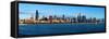 John G Shedd Aquarium and Skylines at the Waterfront, Chicago, Cook County, Illinois, USA-null-Framed Stretched Canvas