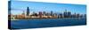 John G Shedd Aquarium and Skylines at the Waterfront, Chicago, Cook County, Illinois, USA-null-Stretched Canvas