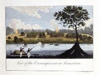 View of the Estate Alkmaar, on the River Commewine, 1813-John Gabriel Stedman-Framed Giclee Print