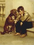 Beggar Boy, C.1885-1887-John George Brown-Giclee Print