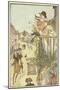 John Gilpin (Colour Litho)-Randolph Caldecott-Mounted Giclee Print