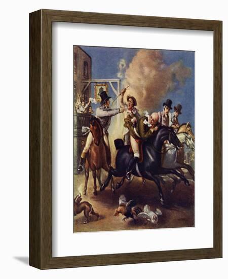 John Gilpin's Ride-Thomas Stothard-Framed Giclee Print