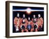 John Glenn and Crew, June 1998-null-Framed Photographic Print