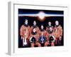 John Glenn and Crew, June 1998-null-Framed Photographic Print