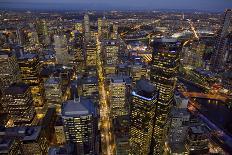 Melbourne aerials, Cityscapes.-John Gollings-Framed Photo