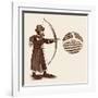 John Gower, Archery, Strut-null-Framed Art Print