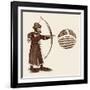 John Gower, Archery, Strut-null-Framed Art Print