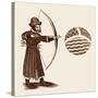 John Gower, Archery, Strut-null-Stretched Canvas