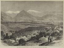 The Afghan War, the Bala Hissar and City of Cabul, from the Upper Part of the Citadel-John Greenaway-Giclee Print