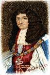 Charles II, King of Great Britain and Ireland 1660-1685, C1910-John Greenhill-Mounted Giclee Print