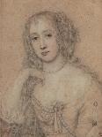 Portrait Drawing of a Lady-John Greenhill-Framed Stretched Canvas