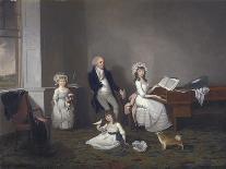 John Richard Comyns of Hylands Essex, with His Daughters, 1775-John Greenwood-Giclee Print