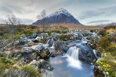 Buachaille Etive Mor, River Coupall, Glen Etive, Western Highlands, Scotland-John Guidi-Photographic Print