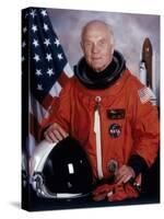 John H Glenn, American Astronaut, May 1998-null-Stretched Canvas