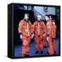 John H Glenn and Crew Members, June 1998-null-Framed Stretched Canvas