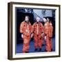 John H Glenn and Crew Members, June 1998-null-Framed Photographic Print