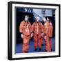 John H Glenn and Crew Members, June 1998-null-Framed Photographic Print