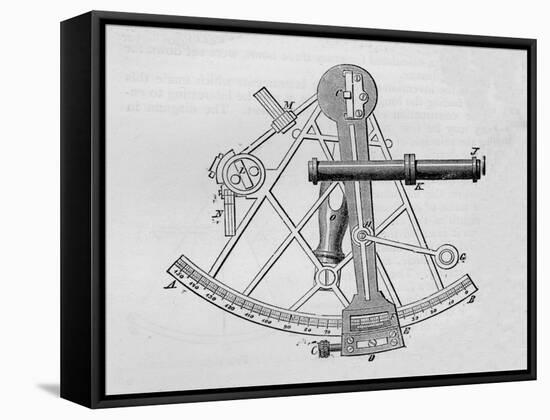 John Hadley's sextant, 1894-Unknown-Framed Stretched Canvas