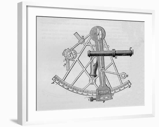 John Hadley's sextant, 1894-Unknown-Framed Giclee Print