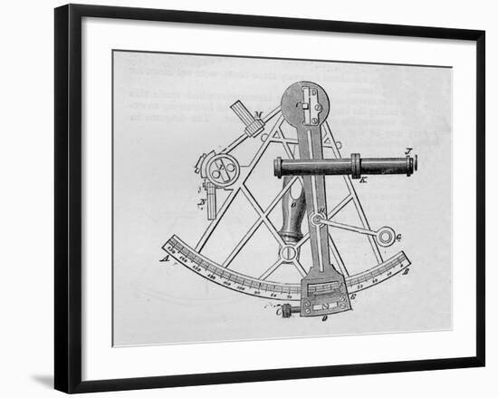 John Hadley's sextant, 1894-Unknown-Framed Giclee Print