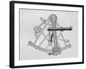 John Hadley's sextant, 1894-Unknown-Framed Giclee Print