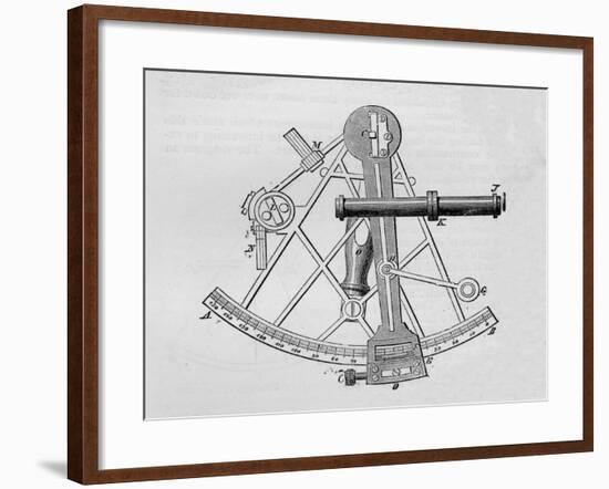 John Hadley's sextant, 1894-Unknown-Framed Giclee Print