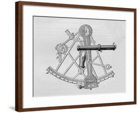 John Hadley's sextant, 1894-Unknown-Framed Giclee Print