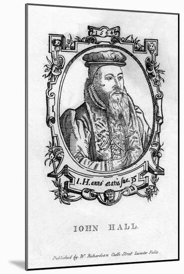 John Hall (C1575-163), English Physician-null-Mounted Giclee Print