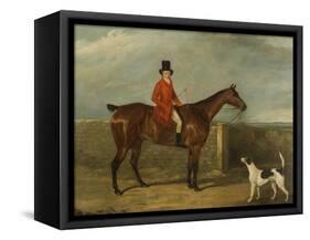 John Hall Kent in Hunting Attire Seated on a Horse, 1825-David Dalby-Framed Stretched Canvas