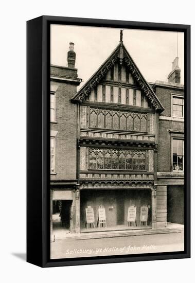 John Halle Hall, Salisbury, Wiltshire, Early 20th Century-Francis & Co Frith-Framed Stretched Canvas