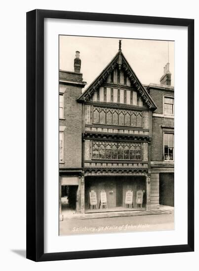 John Halle Hall, Salisbury, Wiltshire, Early 20th Century-Francis & Co Frith-Framed Giclee Print