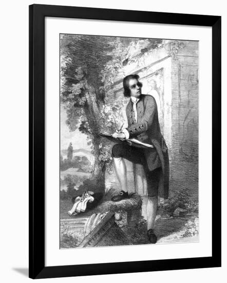 John Hamilton Mortimer-Richard Wilson-Framed Art Print
