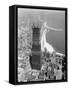 John Hancock Building-MR-Framed Stretched Canvas