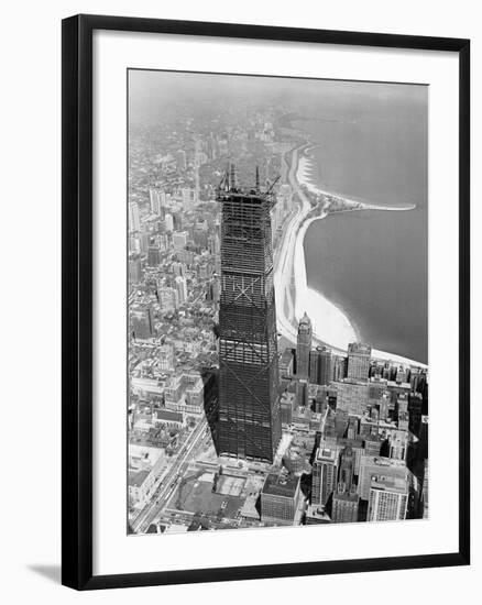 John Hancock Building-MR-Framed Premium Photographic Print