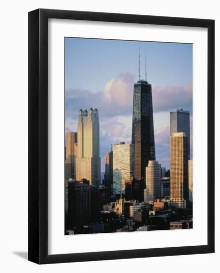 John Hancock Center Chicago IL USA-null-Framed Photographic Print