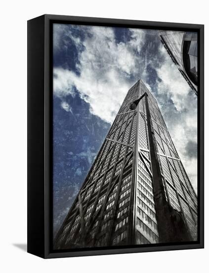 John Hancock Center-Andrea Costantini-Framed Stretched Canvas