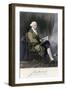 John Hancock, Prominent Signer of the Declaration of Independence, with His Signature-null-Framed Giclee Print