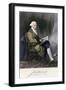John Hancock, Prominent Signer of the Declaration of Independence, with His Signature-null-Framed Giclee Print