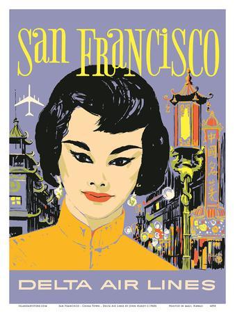 San Francisco - China Town - Delta Air Lines