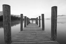 Pier on Ullswater in Lake District National Park-John Harper-Photographic Print